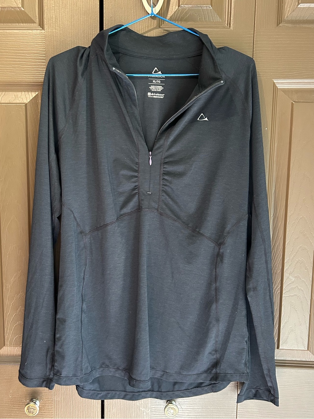Paradox Black Half-Zip Women's Top